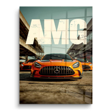 Mercedes AMG Poster PVC Gloss Art