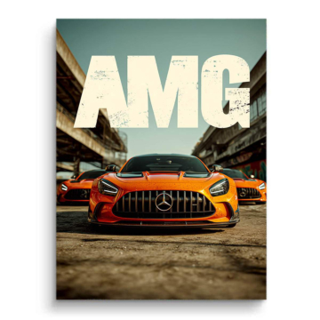 Mercedes AMG Poster PVC Matt Art