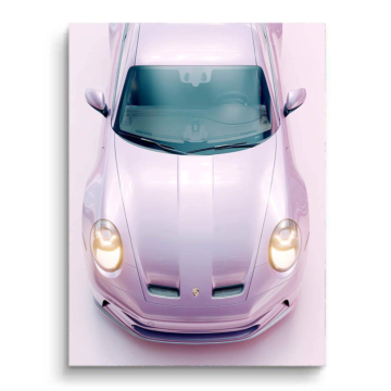 Pink Porsche Inspired PVC Matt Art