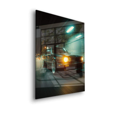 BMW Inspired Night Drive Car Acrylic Glass Art