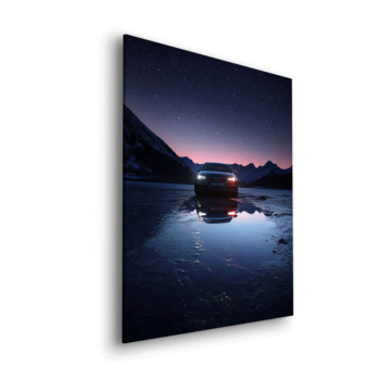 Lago Audi noche - cuadro Dibond mate