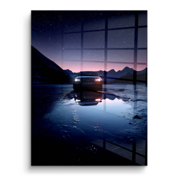 Audi Night Lake PVC Gloss Art