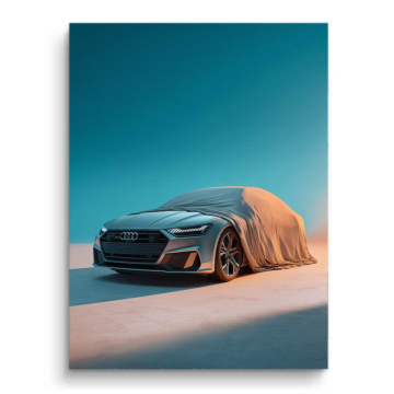 Audi Futuristic Desert Canvas Art