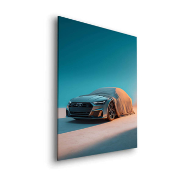 Audi Futuristic desierto - cuadro Dibond mate