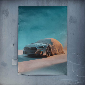 Audi Futuristic Wüst - Poster
