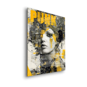 Punk Magazine Portrait Acrylic Glass Art