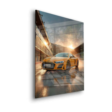 Audi R8 Golden Hour Acrylic Glass Art