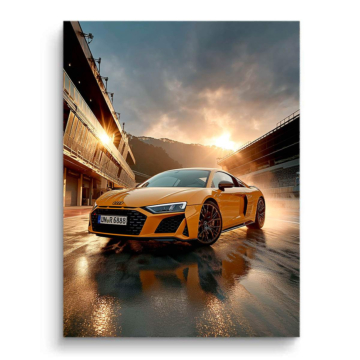 Audi R8 Golden Hour PVC Matt Art