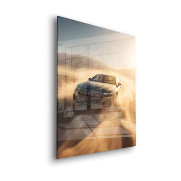 Audi Quattro Desert Dust Acrylic Glass Art