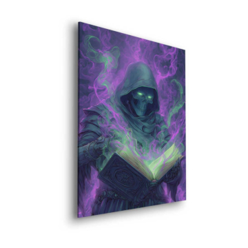 Necromancer Magic Book Dibond Matt Art