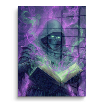 Necromancer Magic Book PVC Gloss Art