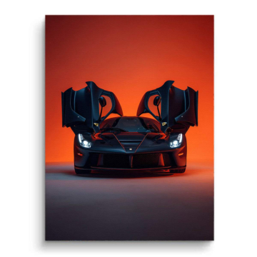 Ferrari Enzo Door Pose Canvas Art