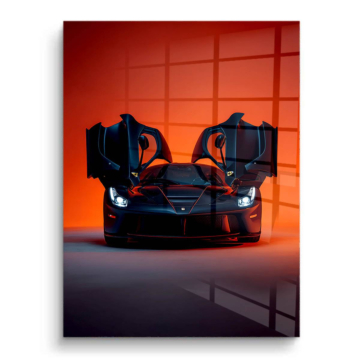 Ferrari Enzo portière ouverte - tableau PVC brillant