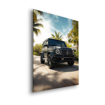 Mercedes G-Wagon Palm Road Dibond Matt Art