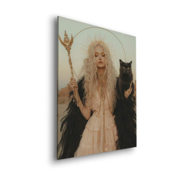 Mystic Blonde Priestess Dibond Matt Art