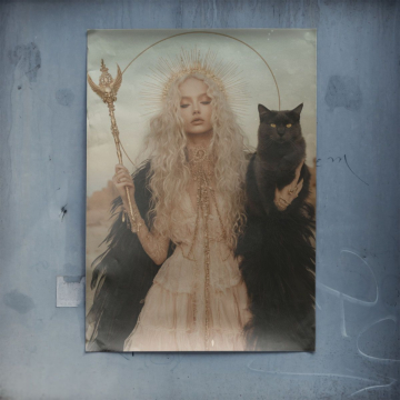 Mystic Blonde Priestess Poster Art