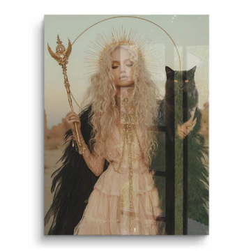 Mystic Blonde Priestess PVC Gloss Art