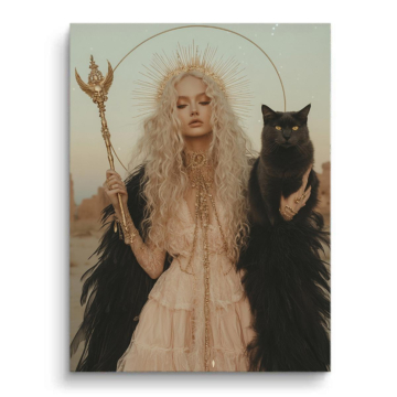 Mystic Blonde Priestess PVC Matt Art