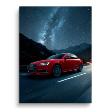 Audi Mountain Night Drive PVC Matt Art