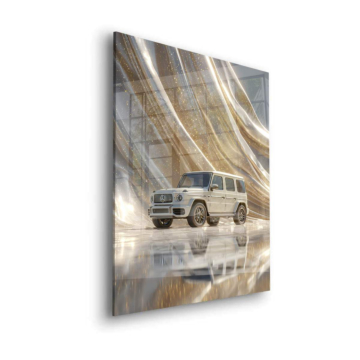Mercedes G-Class Gold Hall Acrylic Glass Art