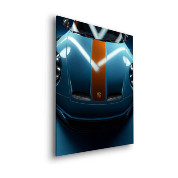 Porsche Gulf Hood Dibond Matt Art