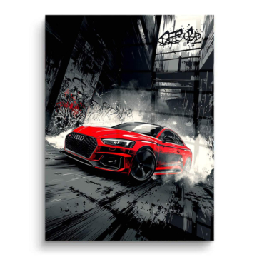 Audi RS Dark Splash PVC Gloss Art