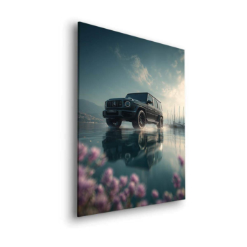 Mercedes AMG G63 Floral Dibond Matt Art