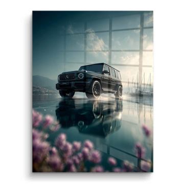 Mercedes AMG G63 Floral PVC Gloss Art