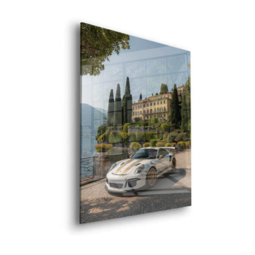 Porsche 911 GT3 RS Villa Acrylic Glass Art