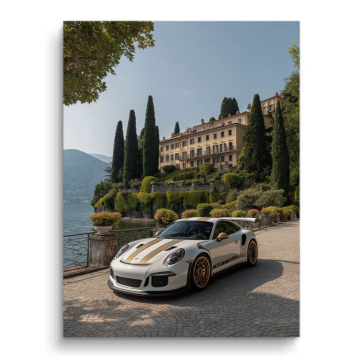 Porsche 911 GT3 RS Villa Canvas Art