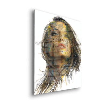 Abstract Woman Portrait Acrylic Glass Art