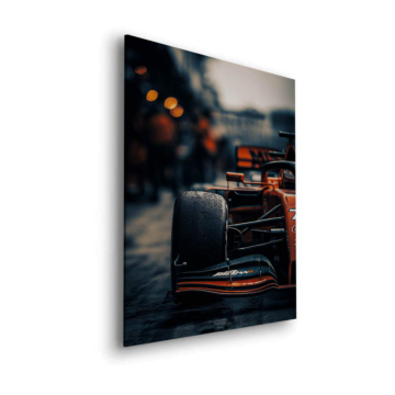 Course de Formule 1 floutée - tableau Dibond mat