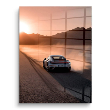 Porsche Desert Road PVC Gloss Art