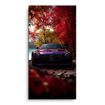 Mercedes AMG Autumn Road PVC Matt Art