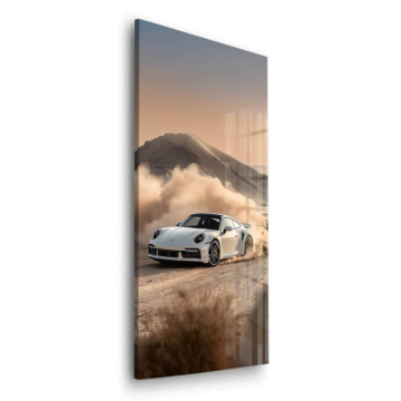 Porsche Desert Dust Acrylic Glass Art