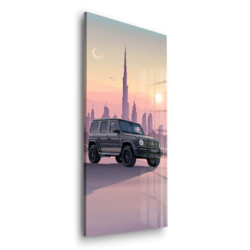 Mercedes G-Class Dubai Skyline Acrylic Glass Art