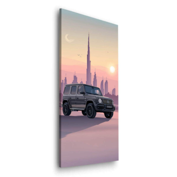 Mercedes G-Class Dubai Skyline Dibond Matt Art