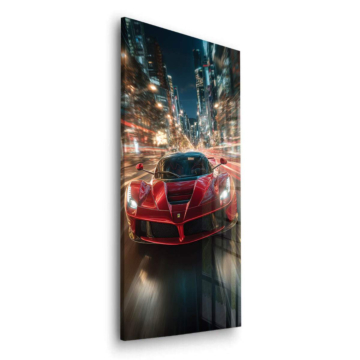 Ferrari Stadt Spee - Acrylglasbild