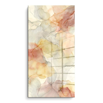 Doux marbre flow - tableau PVC brillant
