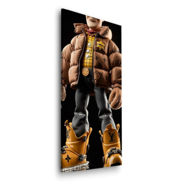 Urban Puffer Toy Figure Dibond Matt Art