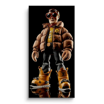 Urban Puffer Toy Figure Canvas Art