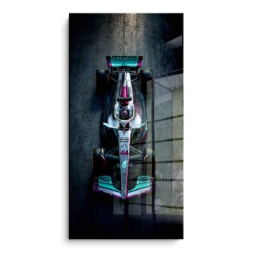 Mercedes AMG Inspired F1 Race Car PVC Gloss Art