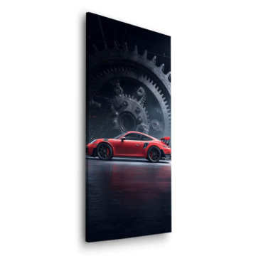 Porsche 911 GT3 Gear Dibond Matt Art