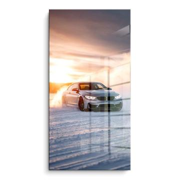 Bmw m4 désert virée - tableau PVC brillant