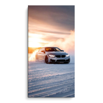 Ruta BMW m4 desierto - cuadro PVC mate