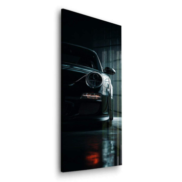 Porsche Classic Night Acrylic Glass Art