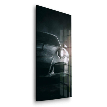 Porsche Headlight Shadow Acrylic Glass Art