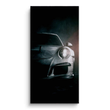 Porsche Headlight Shadow Canvas Art