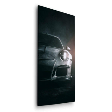 Porsche Headlight Shadow Dibond Matt Art