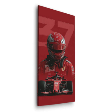 Ferrari Racing Fahre - Dibond-Bild matt